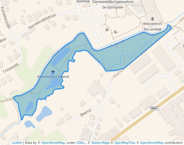 walking in Alsembergse Beemd map in Rhode-Saint-Genèse