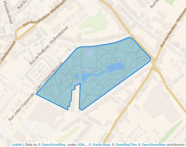 Parc communal de Mouscron - Park van Moeskroen