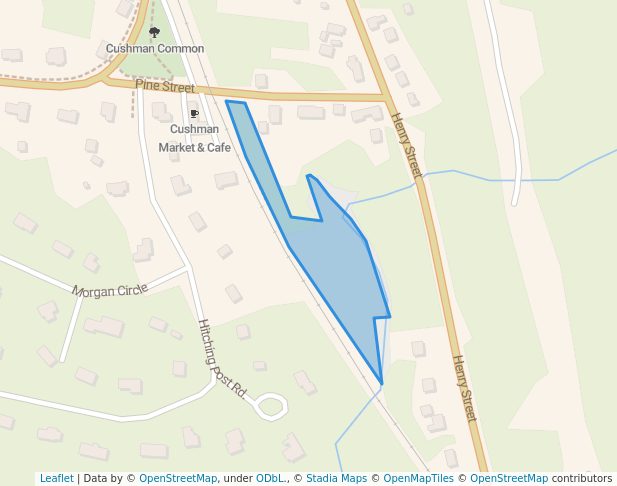 walking in Hawley Swamp Conservation Area map in Amherst