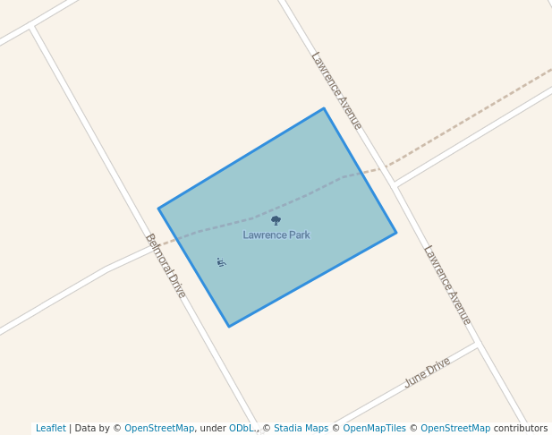 walking in lawrence park map in Orillia