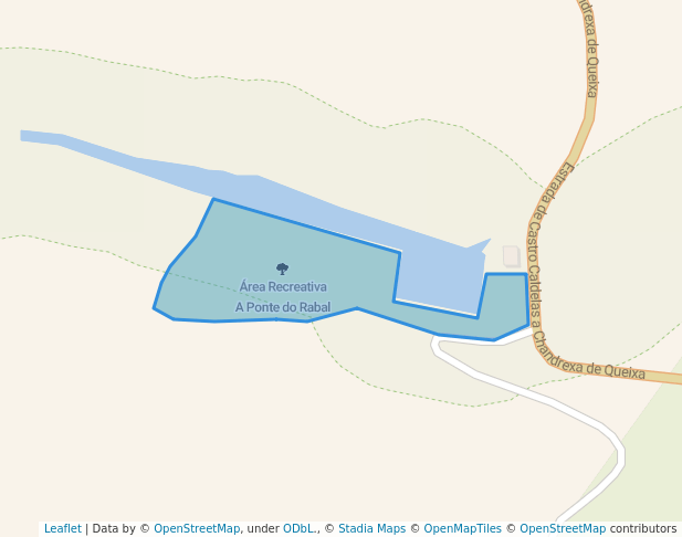Área Recreativa A Ponte do Rabal in Chandrexa de Queixa | Map and Routes