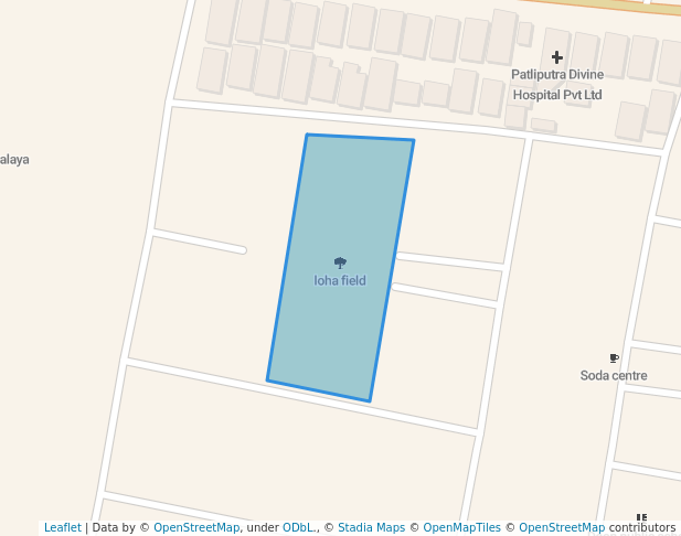 walking in loha field map in Patna