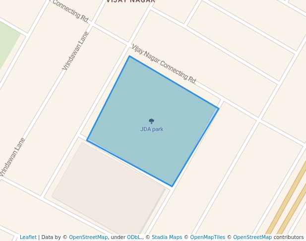 walking in JDA park map in Jabalpur