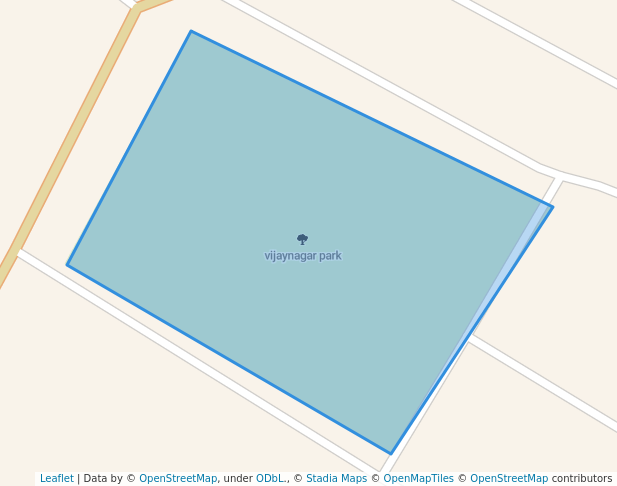 walking in vijaynagar park map in Jabalpur