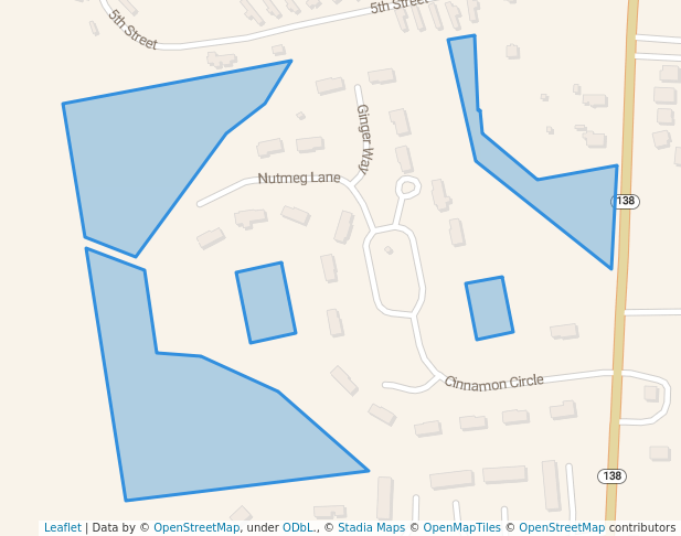 walking in Stonebridge Land Holding Gift map in Easton