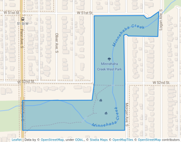 Minnehaha Creek West Park