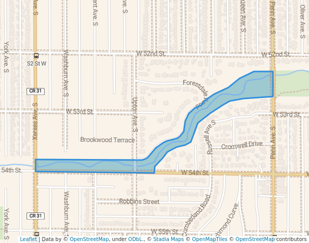 Minnehaha Creek West Park