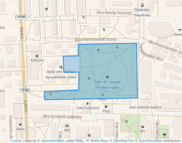 Park 101. brigade Hrvatske vojske