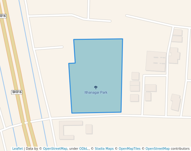 walking in Ithanagar Park map in Tenali