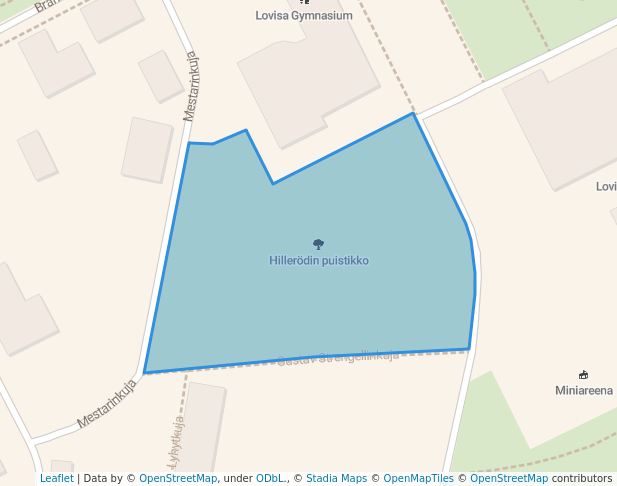 Hillerød Square in Lovisa | Map and Routes
