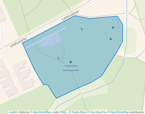 Latokasken asukaspuisto in Esbo | Map and Routes