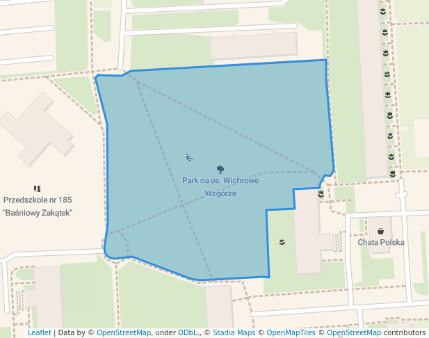 Park na os. Wichrowe Wzgórze