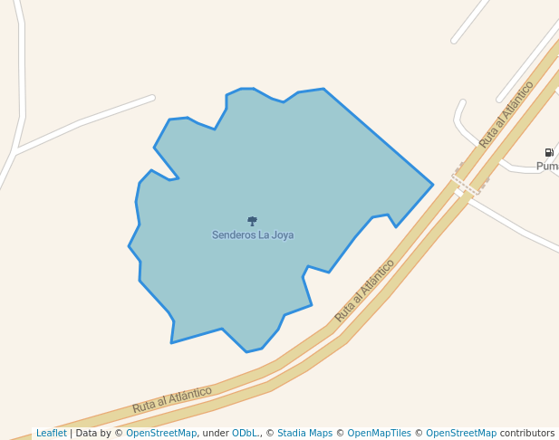 walking in Senderos La Joya map in Guatemala City