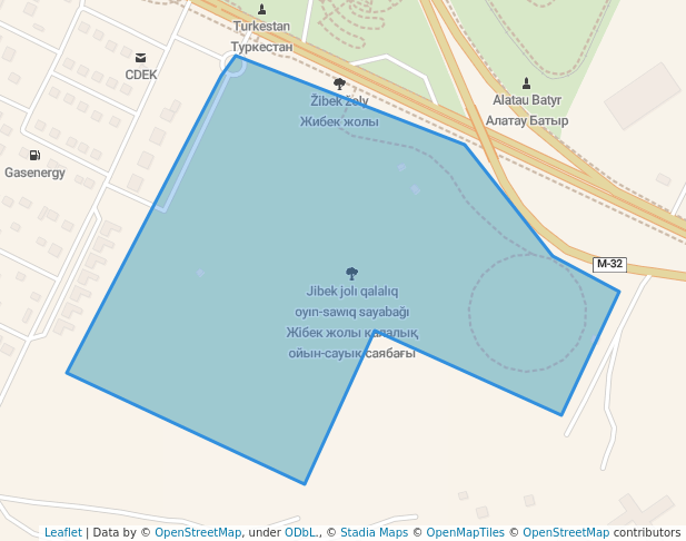 Городской парк аттракционов Жибек Жолы