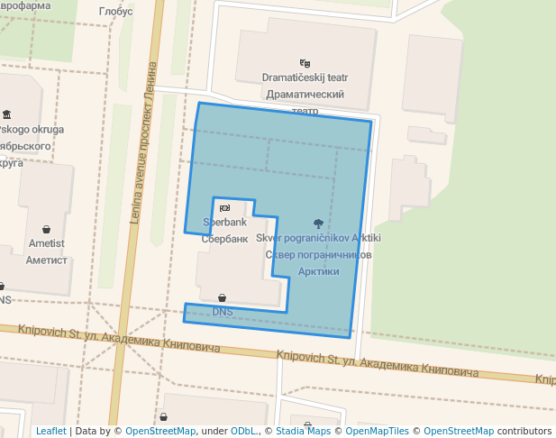 Сквер пограничников Арктики