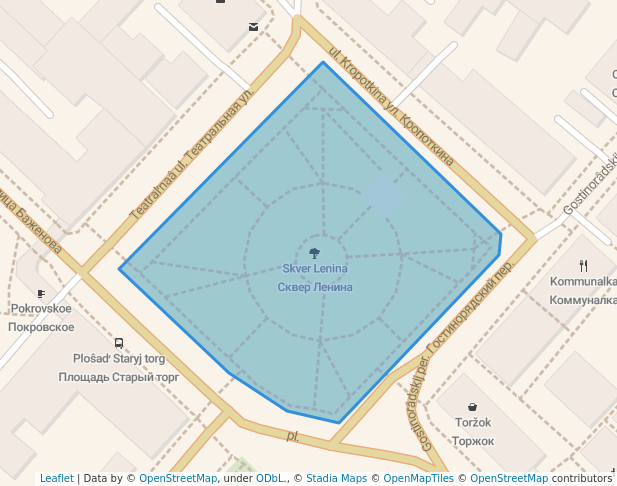 Сквер Ленина