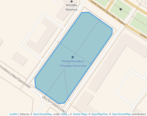 Площадь Курчатова