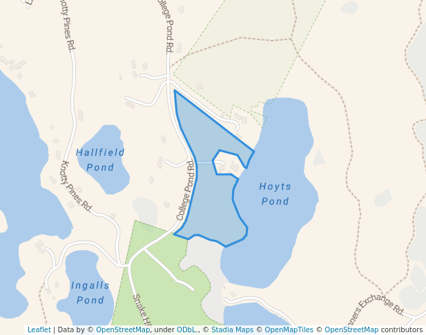 walking in Massasoit National Wildlife Refuge map in Plymouth