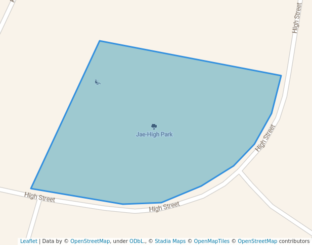 walking in Jae-High Park map in Gunnedah