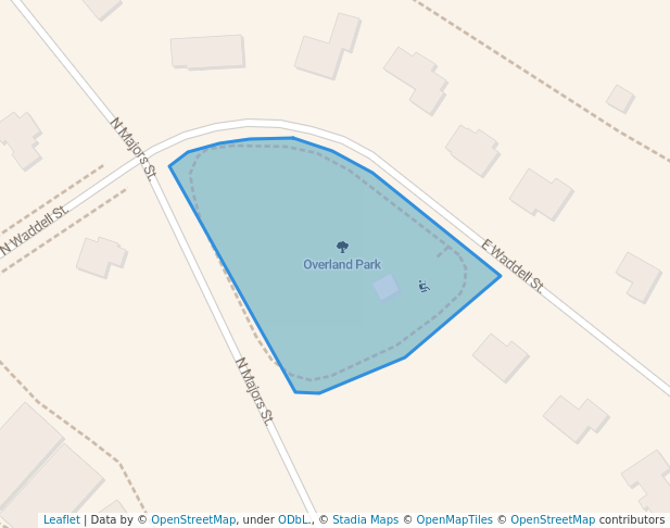 walking in Overland Park map in Eagle Mountain