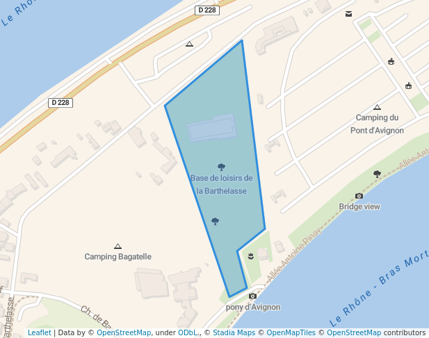 Base de loisirs de la Barthelasse