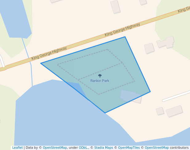 walking in Rankin Park map in Miramichi