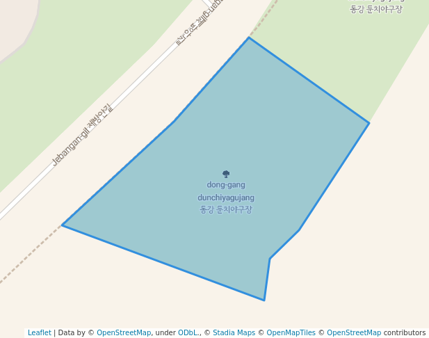 동강 둔치야구장