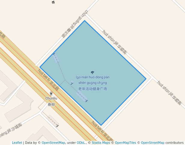 老年活动健身广场