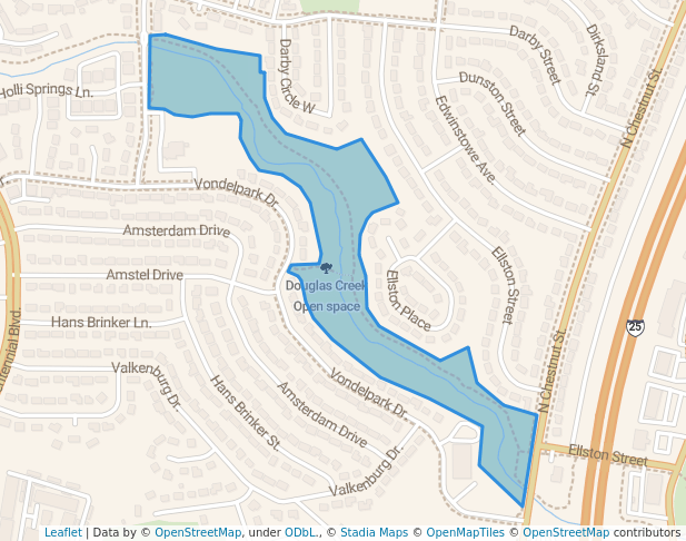 Douglas Creek Open space