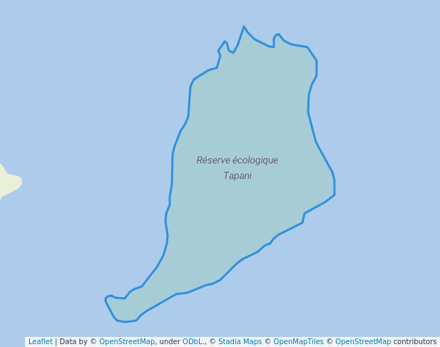 walking in Réserve écologique Tapani map in Sainte-Anne-du-Lac