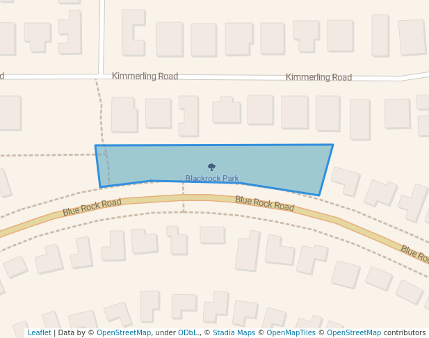walking in Blackrock Park map in Gardnerville