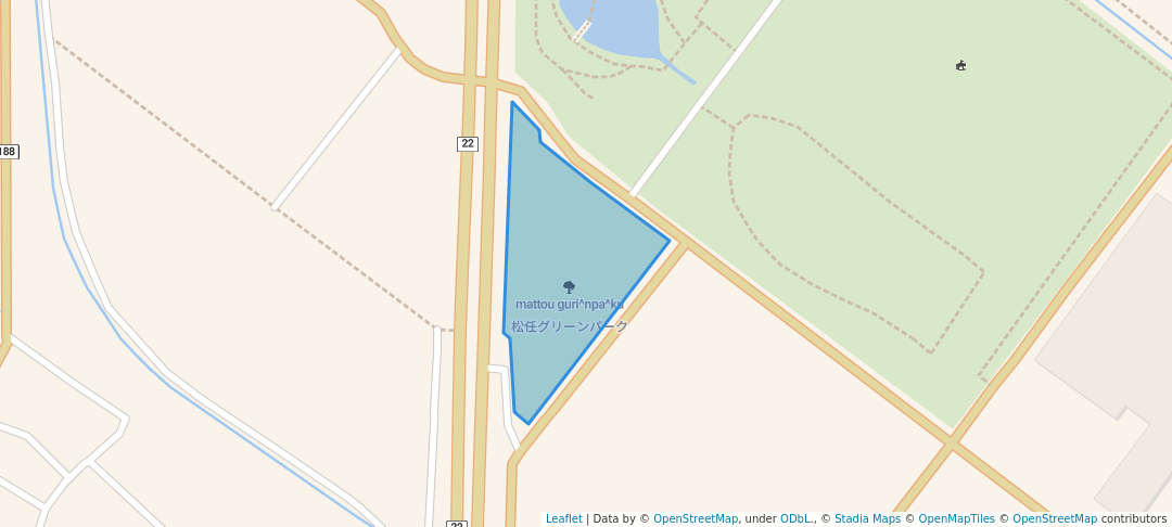 walking in 松任グリーンパーク map in Hakusan