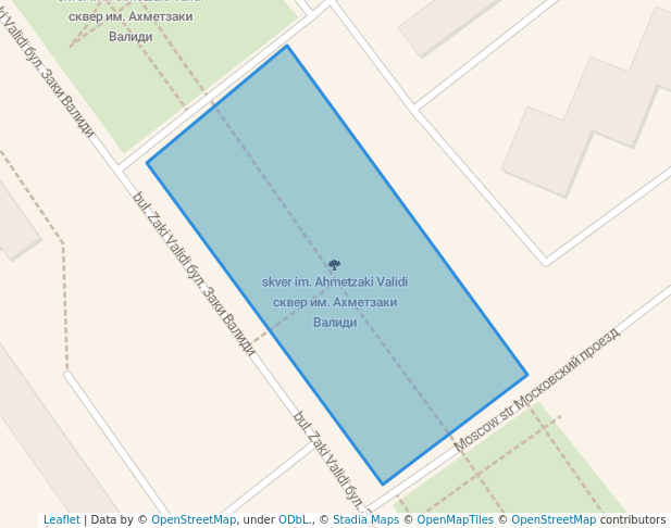 сквер им. Ахметзаки Валиди