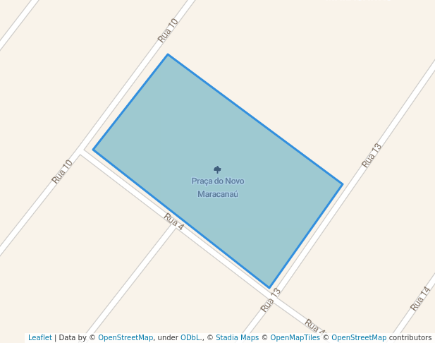 walking in Praça do Novo Maracanaú map in Maracanaú