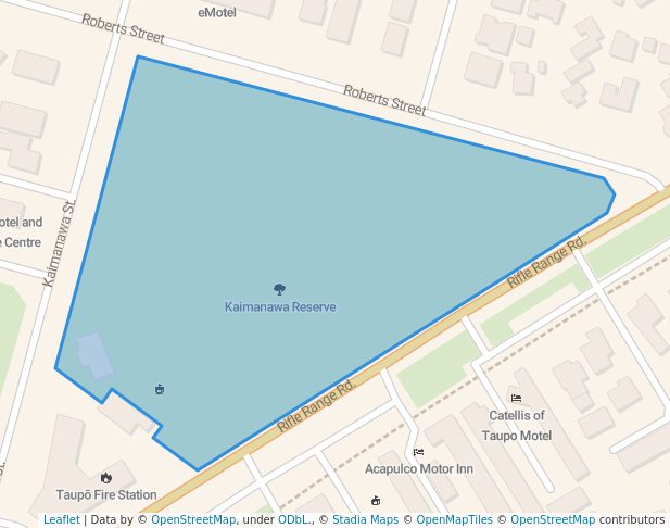 walking in Kaimanawa Reserve map in Taupō