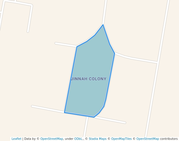 walking in Jinnah Colony Park map in Sialkot