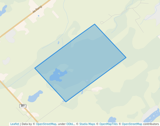 walking in Réserve naturelle du Rocher map in Ormstown