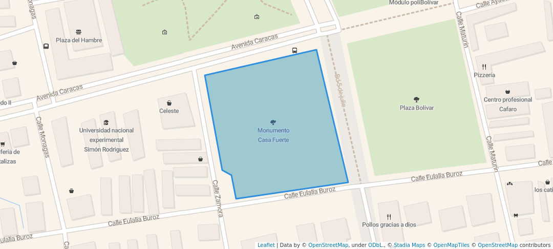 walking in Monumento  Casa Fuerte map in Barcelona