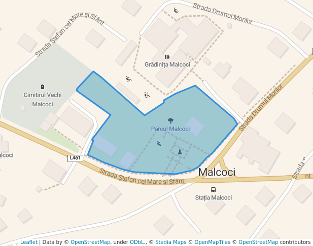 Parcul Malcoci in Malcoci | Map and Routes