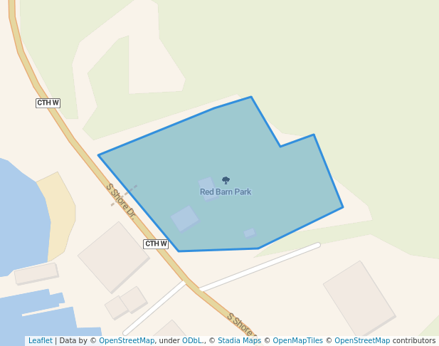 walking in Red Barn Park map in Washington