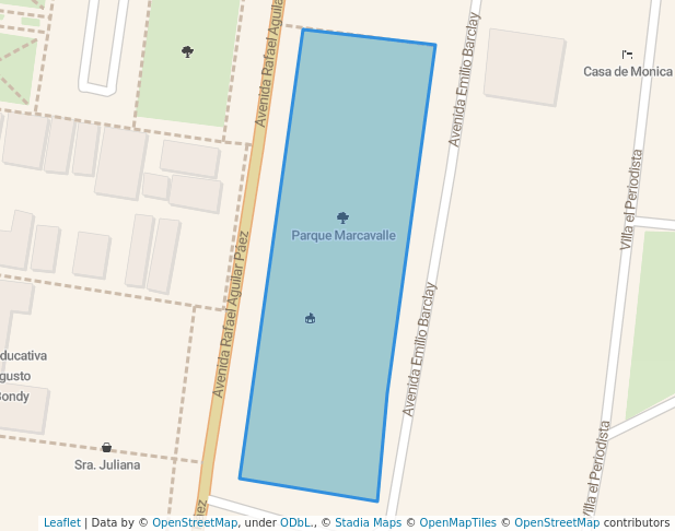 walking in Parque Marcavalle map in Cusco