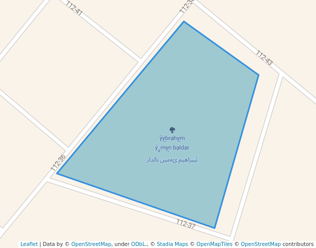 walking in ئیبراهیم ئەمین بالدار map in Sulaymaniyah