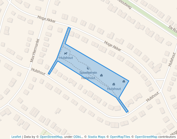 walking in Speelterrein Hulshout map in Brasschaat