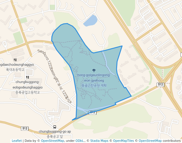 홍골근린공원 계획