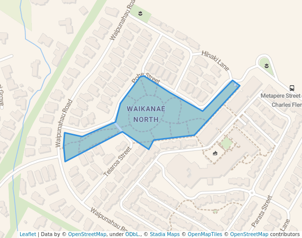 walking in Waikanae North Reserve map in Waikanae