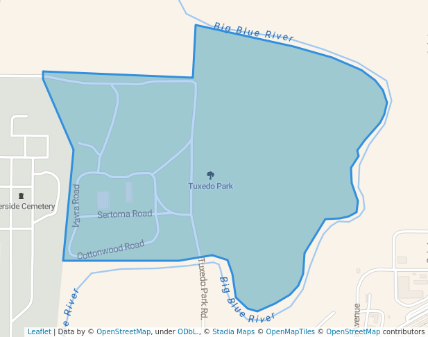 walking in Tuxedo Park map in Crete