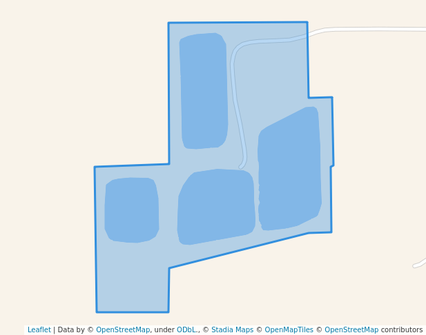 walking in Adair Municipal Authority map in Adair