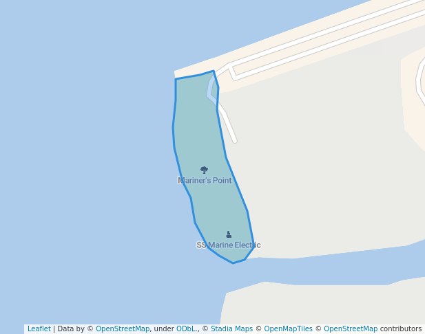 walking in Mariner's Point map in Chincoteague