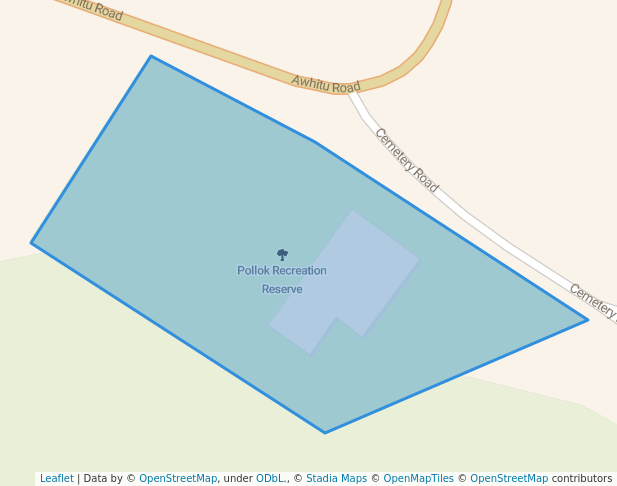 walking in Pollok Recreation Reserve map in Pollok