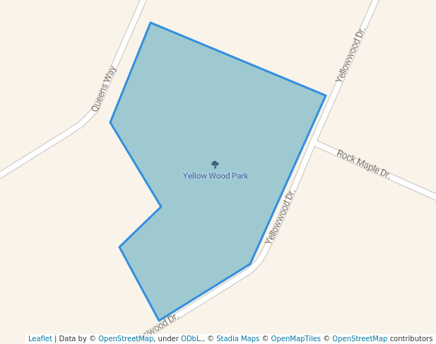 walking in Yellow Wood Park map in Centurion